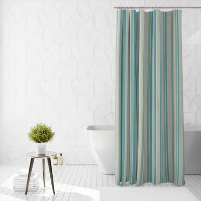Cotton Home Microfiber Shower Curtain-DS13