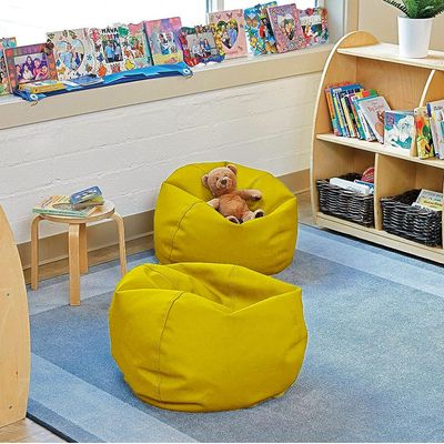 Cotton Home Kids Bean Bag Yellow- 50x80x80cm 