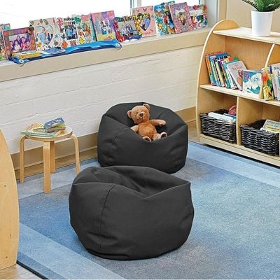 Cotton Home Kids Bean Bag Black- 50x80x80cm 