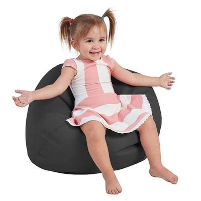 Cotton Home Kids Bean Bag Black- 50x80x80cm 