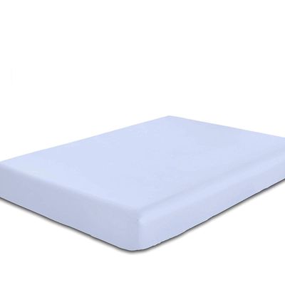 Cotton Home 1Pcs Fitted Sheet Super Soft 90X190+20cm Sky Blue