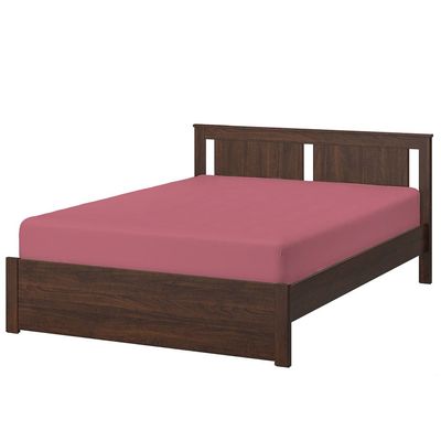 Cotton Home 1Pcs Fitted Sheet Super Soft 90X200+20cm Muave