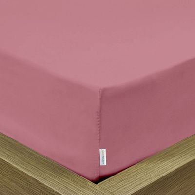 Cotton Home 1pcs fitted sheet Super Soft 200X200+30cm Muave