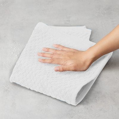 Cotton Home 100% Cotton Kitchen Towel Pack of 8pcs - 360gsm - White