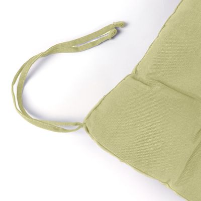 Cotton Home Quilted Chair Pad - Beige 40x40cm