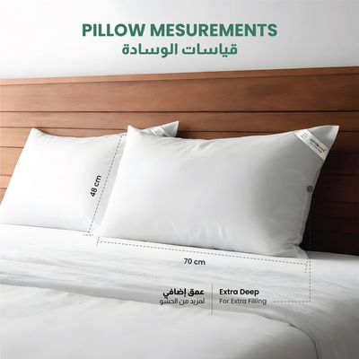 Cotton Home Comfort Pillow 1pc 48x70cm