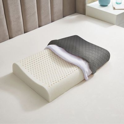  King Smooth Memory Foam Pillow- 1200 gram Grey
