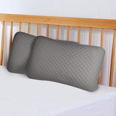 Mars Smooth Memory Foam Pillow- 500 Grey 
