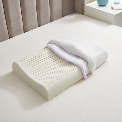  King Smooth Memory Foam Pillow- 1200 gram White
