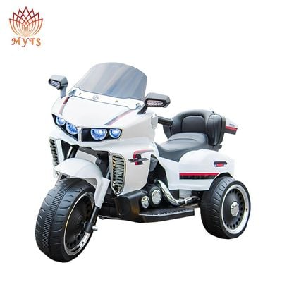 MYTS Kids 12V three wheel Sports Bike White