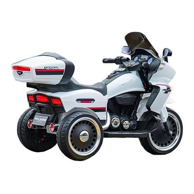 MYTS Kids 12V three wheel Sports Bike White