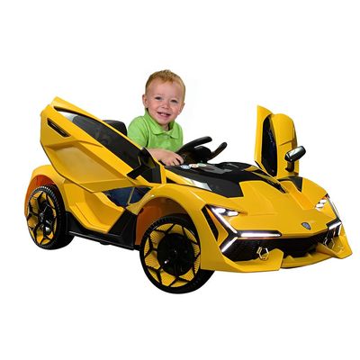 MYTS Kids lamborghini style Super sports Rideon car Yellow