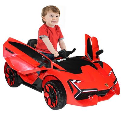 MYTS Kids lamborghini style Super sports Rideon car Red