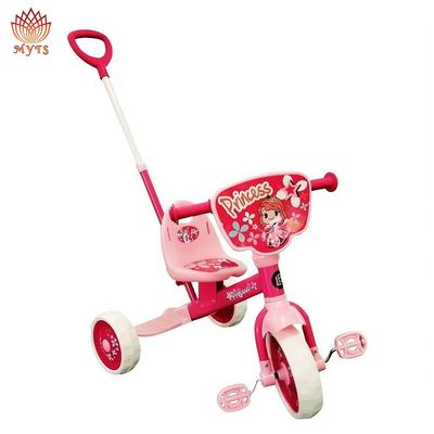 MYTS Princess Tricycle with push handle Pink