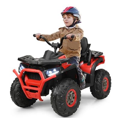 MYTS 12V 4 Motors Kids electric ATV quad Rideon Red