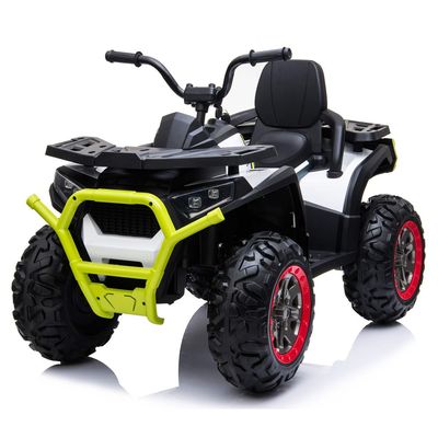 MYTS 12V 4 Motors Kids electric ATV quad Rideon White