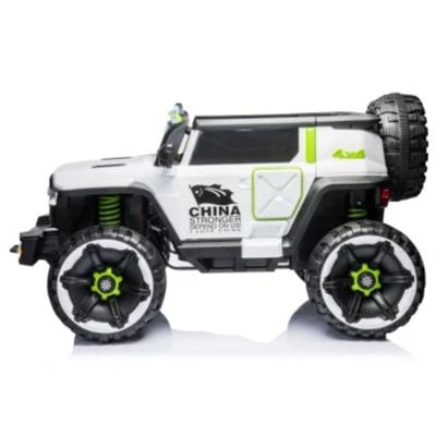 MYTS Jeep New Jumbo 12v for kids ride on White