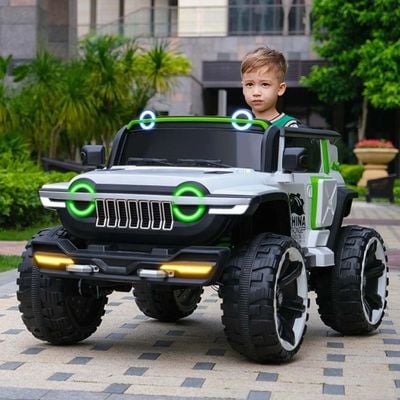 MYTS Jeep New Jumbo 12v for kids ride on White