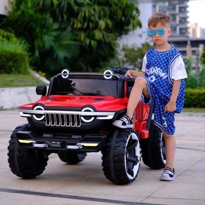 MYTS Jeep New Jumbo 12v for kids ride on Red