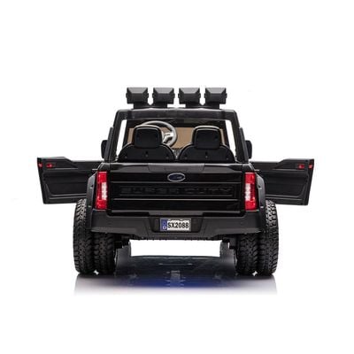 MYTS Ford F450 Custom Edition 12V kids ride on truck with remote control Black