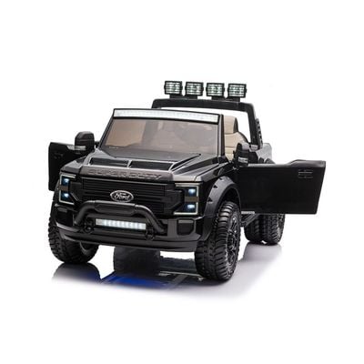 MYTS Ford F450 Custom Edition 12V kids ride on truck with remote control Black