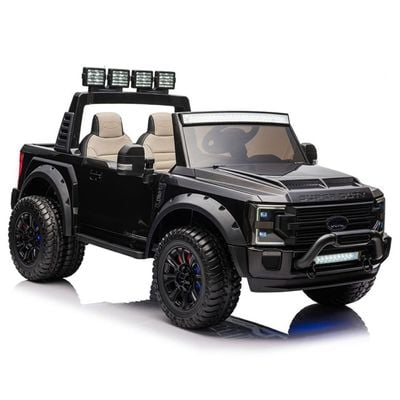 MYTS Ford F450 Custom Edition 12V kids ride on truck with remote control Black