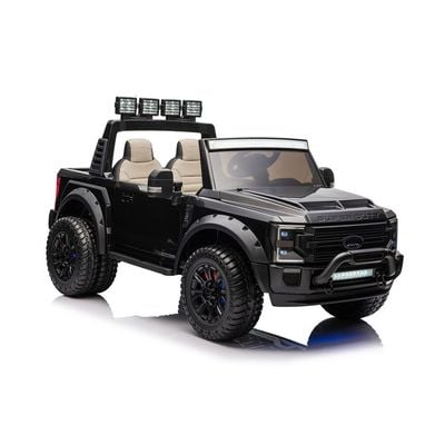 MYTS Ford F450 Custom Edition 12V kids ride on truck with remote control Black