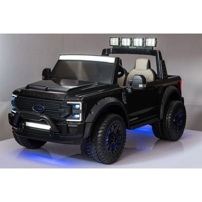 MYTS Ford F450 Custom Edition 12V kids ride on truck with remote control Black