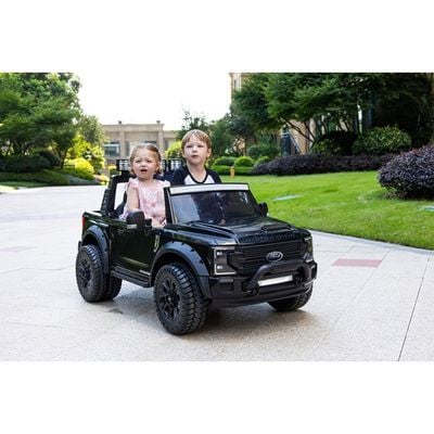 MYTS Ford F450 Custom Edition 12V kids ride on truck with remote control Black