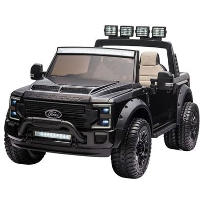 MYTS Ford F450 Custom Edition 12V kids ride on truck with remote control Black