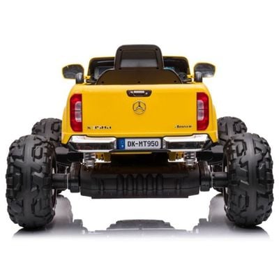 MYTS Mercedes 12v Monster Truck Kids Ride on Yellow