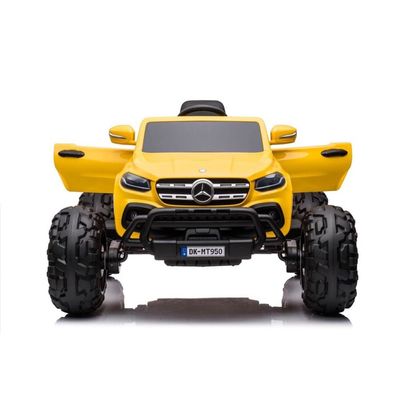 MYTS Mercedes 12v Monster Truck Kids Ride on Yellow