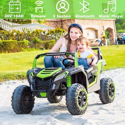 MYTS Dune Buggy 4x4 24V 2 Seater Kids Ride-On Green