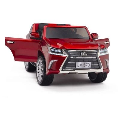 MYTS Official 4X4 Lexus LX570 2X12V Kids Ride On Car Red 