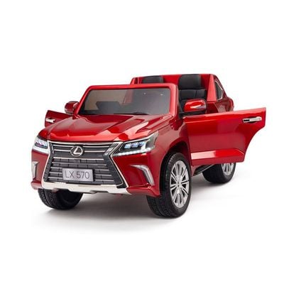 MYTS Official 4X4 Lexus LX570 2X12V Kids Ride On Car Red 