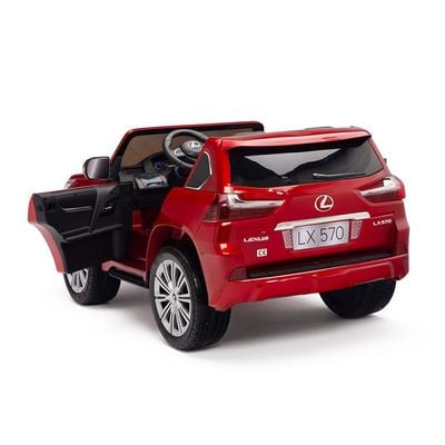 MYTS Official 4X4 Lexus LX570 2X12V Kids Ride On Car Red 