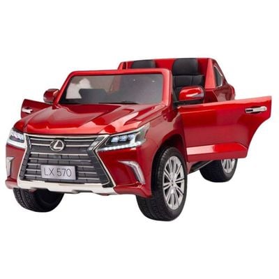 MYTS Official 4X4 Lexus LX570 2X12V Kids Ride On Car Red 