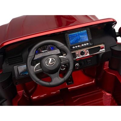 MYTS Official 4X4 Lexus LX570 2X12V Kids Ride On Car Red 