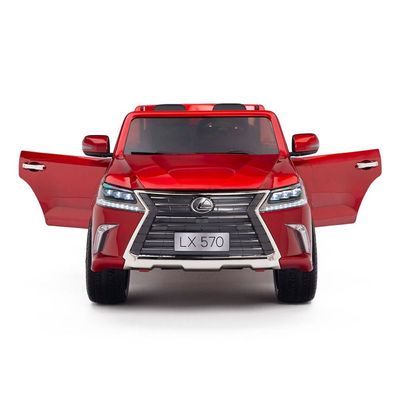 MYTS Official 4X4 Lexus LX570 2X12V Kids Ride On Car Red 