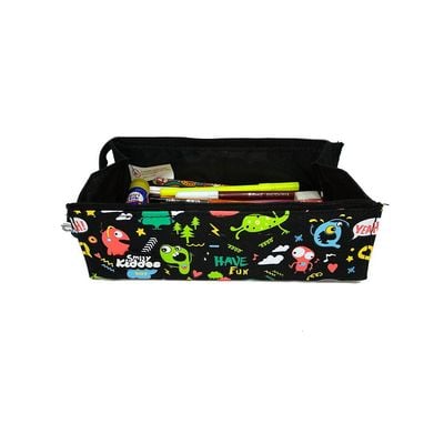 Smily Tray Pencil Case/Black