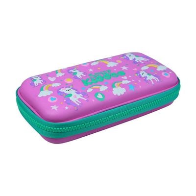 Smily Small Pencil Case/Purple