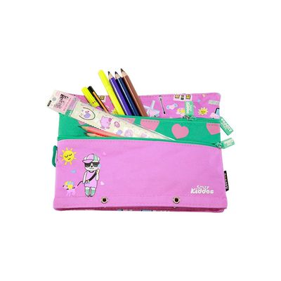 Fancy A5 Pencil Case/ Purple