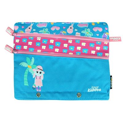 Fancy A5 Pencil Case/ Light Blue