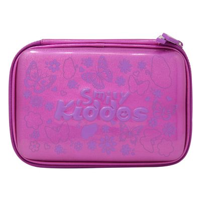 Smily Bling butterfly pencil Case/ Pink