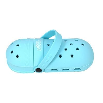 Silicone shoe pencil Case/ - Light blue