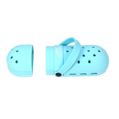 Silicone shoe pencil Case/ - Light blue