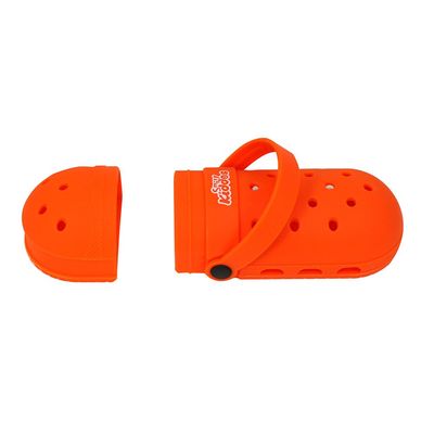 Silicone shoe pencil Case/ - Orange