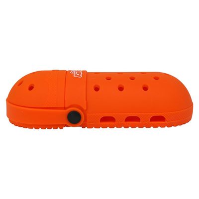 Silicone shoe pencil Case/ - Orange