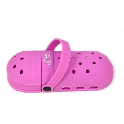 Silicone shoe pencil Case/ - Purple