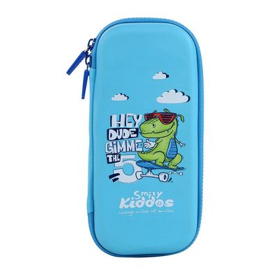 Smily Kiddos Small Pencil Case/ - dino light blue